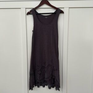 Garnet Hill sz S Boho Sun Dress with lace